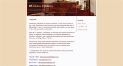 Desktop Screenshot of bjbrickersupholstery.com
