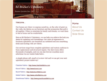 Tablet Screenshot of bjbrickersupholstery.com